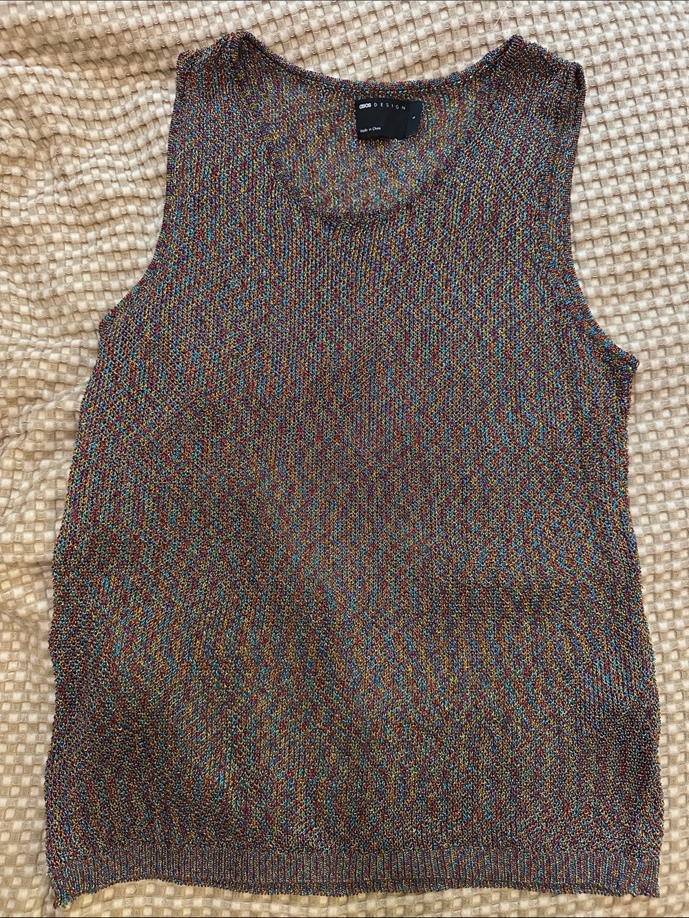 NWOT ASOS Multicolor Knit Tank Top